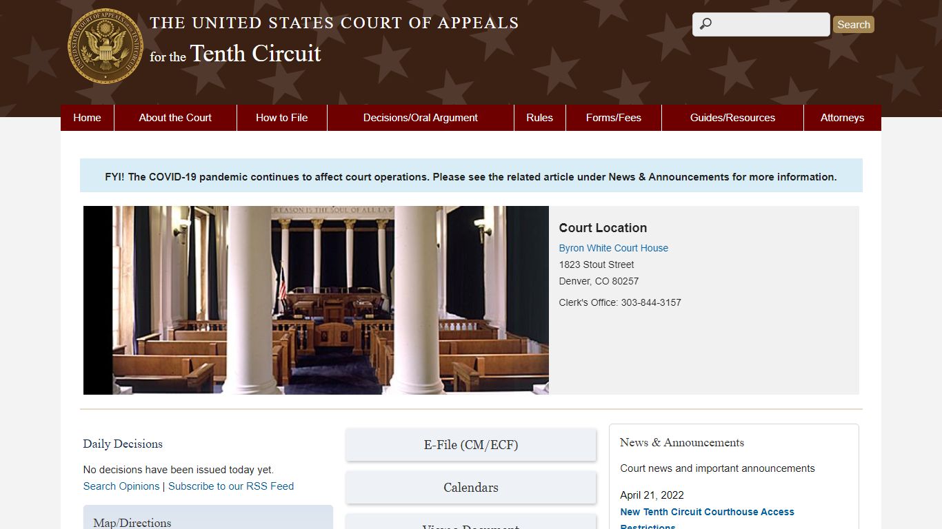 Tenth Circuit | The United States Court of Appeals