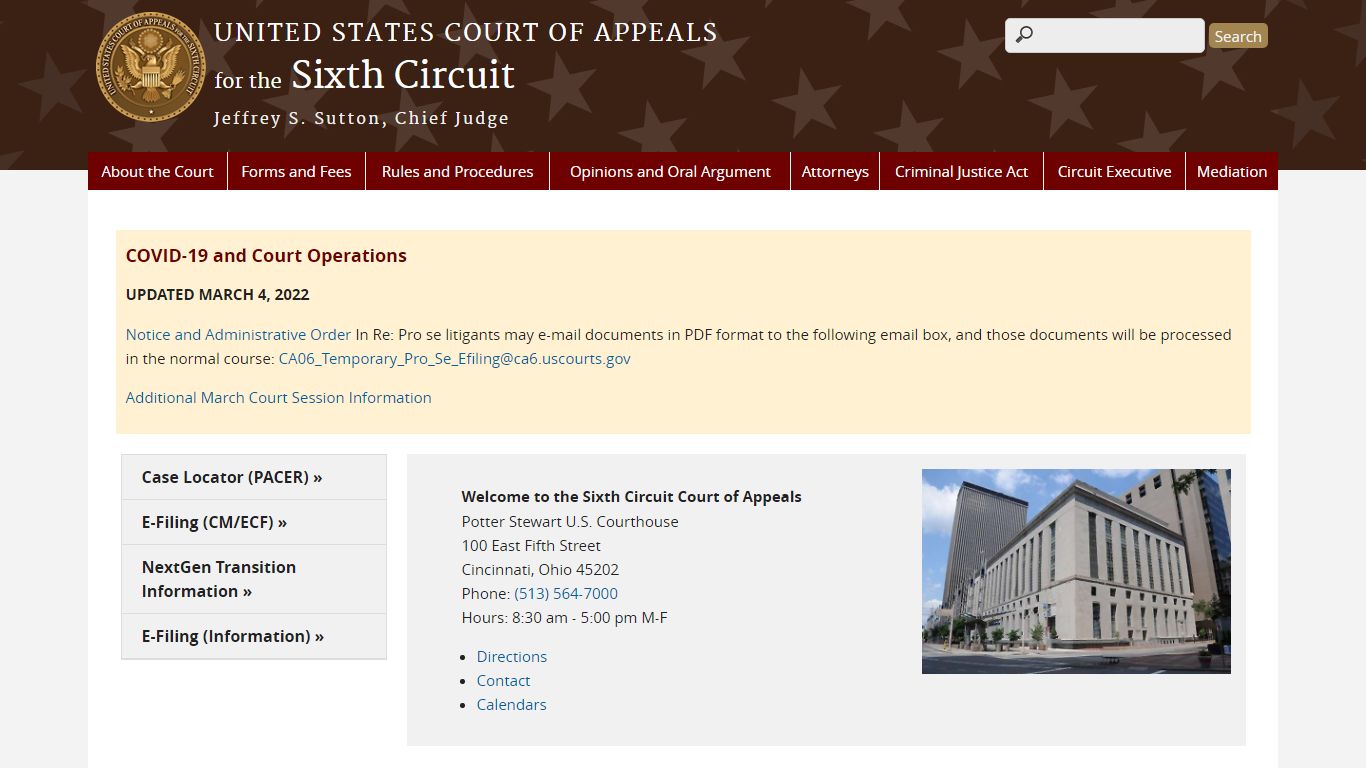 Sixth Circuit | United States Court of Appeals